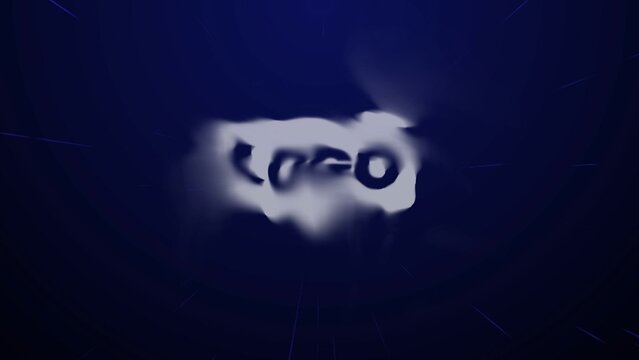 Cinematic Blur Text Reveal Mysterious Particles Logo Reveal