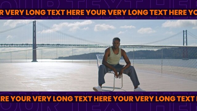 Event Opener Dynamic Text Kinetic Trendy Modern Young Intro