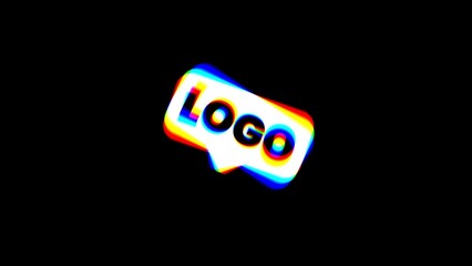 RGB Epic Clean Rotation Logo Reveal Glitch Effects