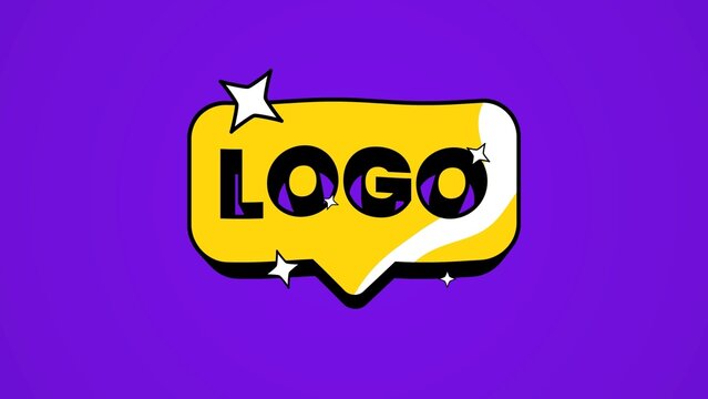 Shiny Fun Cartoon Animated Logo Reveal