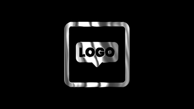 Silver Shiny Metal Bling Expensive Golden Baller Logo Reveal