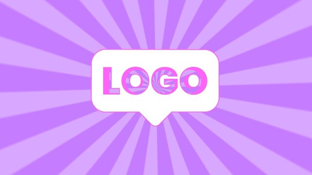Soft Pop Candy Pink Fun Letter Wiggle Logo Reveal