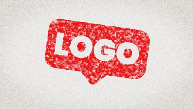 Stamp Slam Rejected Icon Paper Logo Reveal