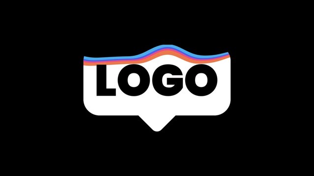 Wave Filling Water Liquid Colorful Logo Reveal 