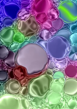 abstract colorful background procreate