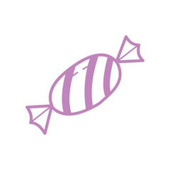 Hand Drawn Candy Outline Icon for Sweet Dessert and Party Design