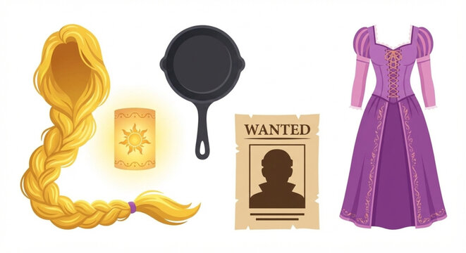 Disney Rapunzel Tangled Inspired Elements Collection