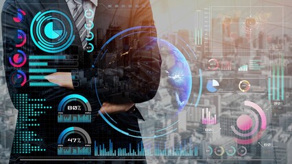High-tech global network connection interface showing worldwide digital communication, data exchange, and internet connectivity. Global connection, data interaction, and worldwide communication. Thunk