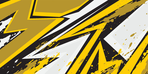 car livery graphic vector with exclusive colors. abstract grunge background design for vehicle vinyl wrap and sports car, racing car, jersey, banner and adventure ready to print. © adi mustofa