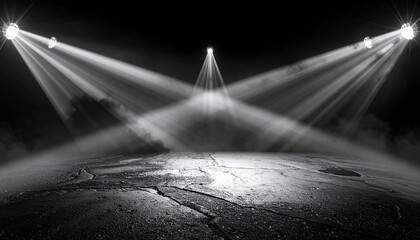 spotlight on the stage