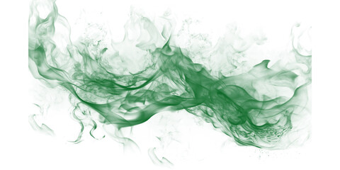 Vibrant green smoke mystical fantasy vapor texture glowing ethereal mist effect on dark black background amazing digital © Official Design