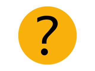 simple flat design black question mark icon isolated on transparent background