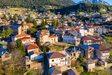 Traditional village of Goura, in Peloponnese, Greece 