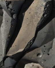 Ash Gray Basalt Texture With Fine Volcanic Stone Grain for Neutral Layouts