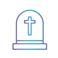 Obraz premium remembrance death icon vector design 
