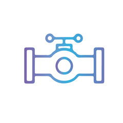 Obraz premium HVAC plumbing and heating icon vector design 