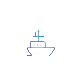 Obraz premium lighthouse icon, ship icon vector design 
