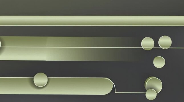 Neutral green and gray colors, modern corporate abstract animation, clean background, smooth minimalist movement, professional lighting, with empty space, no text, no logo, looping video without pause