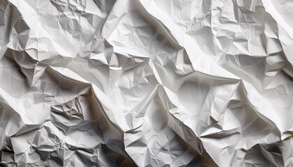 abstract white crumpled paper background