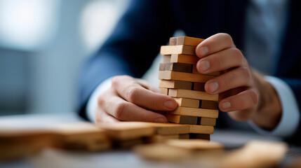 Business resilience roadmap icon concept professional design illustrating strategies for building strong business foundations, with copy space