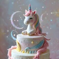 cake with unicorn