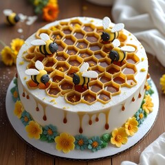 beehive style cake 