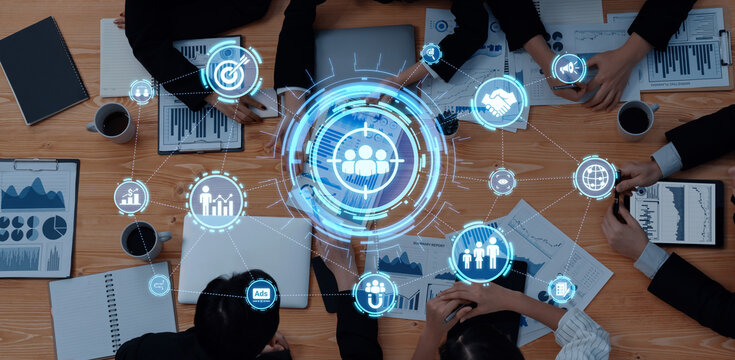 Concept of target group strategy optimizes digital marketing. This approach focuses on specific target group demographics, enhancing campaigns for effective reach and engagement. Entice