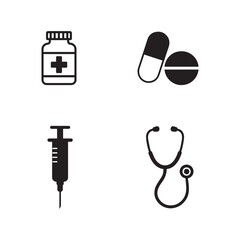 set of medical icons
