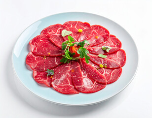 Raw beef carpaccio