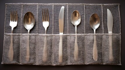 Stainless steel mesh cutlery cases durable hygienic storage solution modern kitchen organization professional catering design