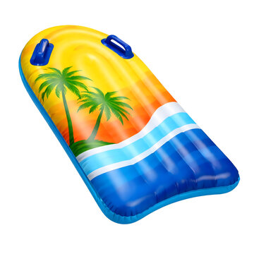 Inflatable Pool Kickboard Isolated