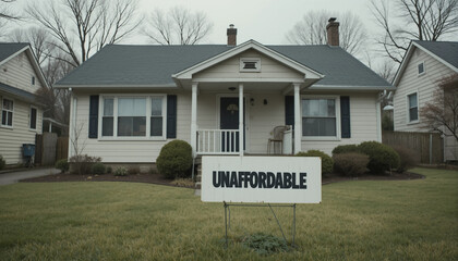 unaffordable homes due to housing crisis