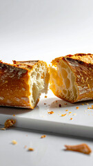 Crispy baguette bread