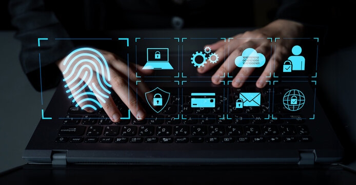 System for safeguarding digital identity using fingerprint authentication, encryption, and secure access protocols across cloud, device, and personal data environments Latch - Powered by Adobe