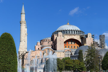 イスタンブール美しいアヤソフィア モスク