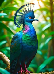 Goura Victoria Crowned Pigeon
