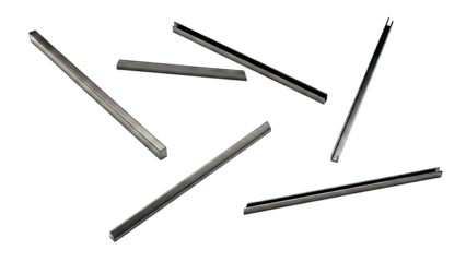 Scattered Black Metal Bars