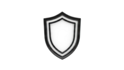 3D Rendered Shield Icon