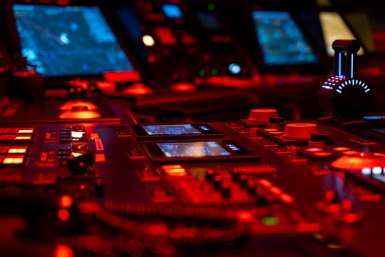 Vessel bridge navigation equipment panels