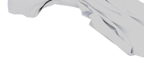 Abstract image of flowing white fabric, evoking feelings of serenity, softness, and elegance. Perfect for backgrounds, t