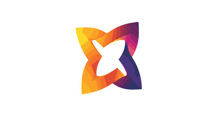 Colorful Abstract Geometric Shape Design Element.