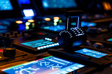 vessel telegraph on bridge © DMITRII RYBALKA