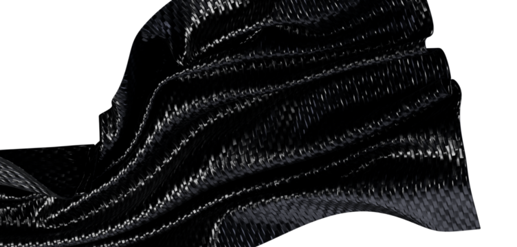 Textured black fabric wave background. Elegant, luxury, reflective, modern, and abstract background material design. - Powered by Adobe