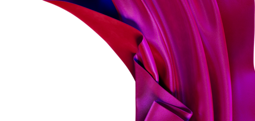 Close-up of vibrant, flowing fabric with a metallic sheen. Perfect for backgrounds or fashion concepts. Shows elegance a