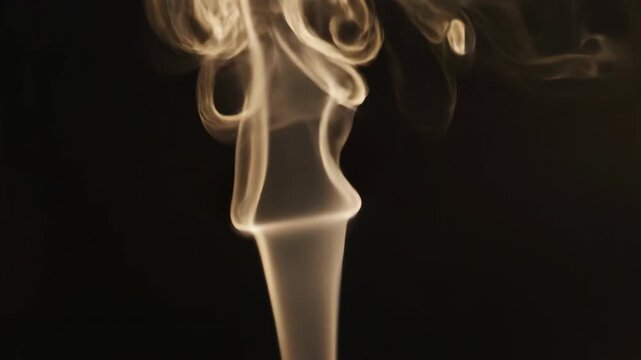 This video features mesmerizing swirling smoke patterns and ethereal tendrils creating a mysterious, artistic visual effect perfect for atmospheric and creative projects.