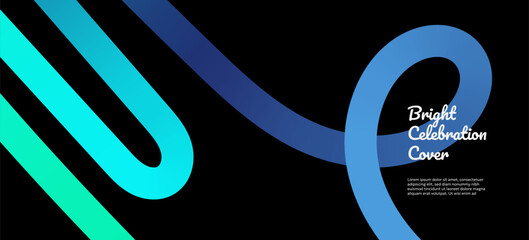 Groovy 3d ribbons and bold gradient curves flow with an organic liquid texture. This festive pattern of wavy doodles and colorful spirals is ideal for party posters and expressive art layouts.