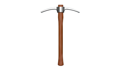 Pickaxe with Wooden Handle