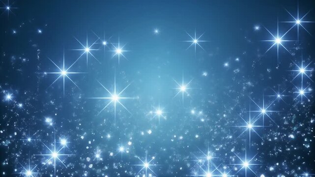 Spark shining light overlay with cool bluish white crystalline bursts layered motion energy visual effect