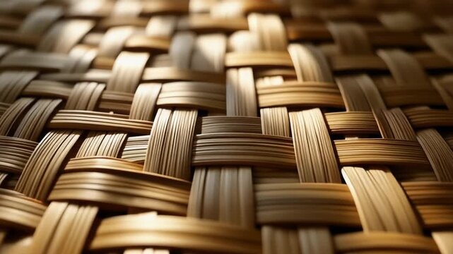 Close Up Woven Fiber Texture For Design.