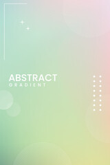 Obraz premium Light green soft gradient abstract background